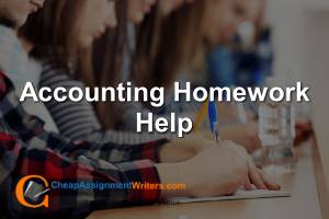 Accounting Homework Help