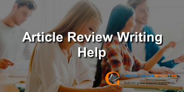 Article Review Writing Help