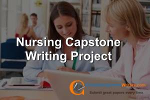 nursing capstone writing project
