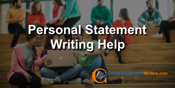 Personal Statement Writing Help