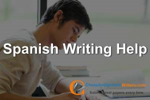 Spanish Writing Help